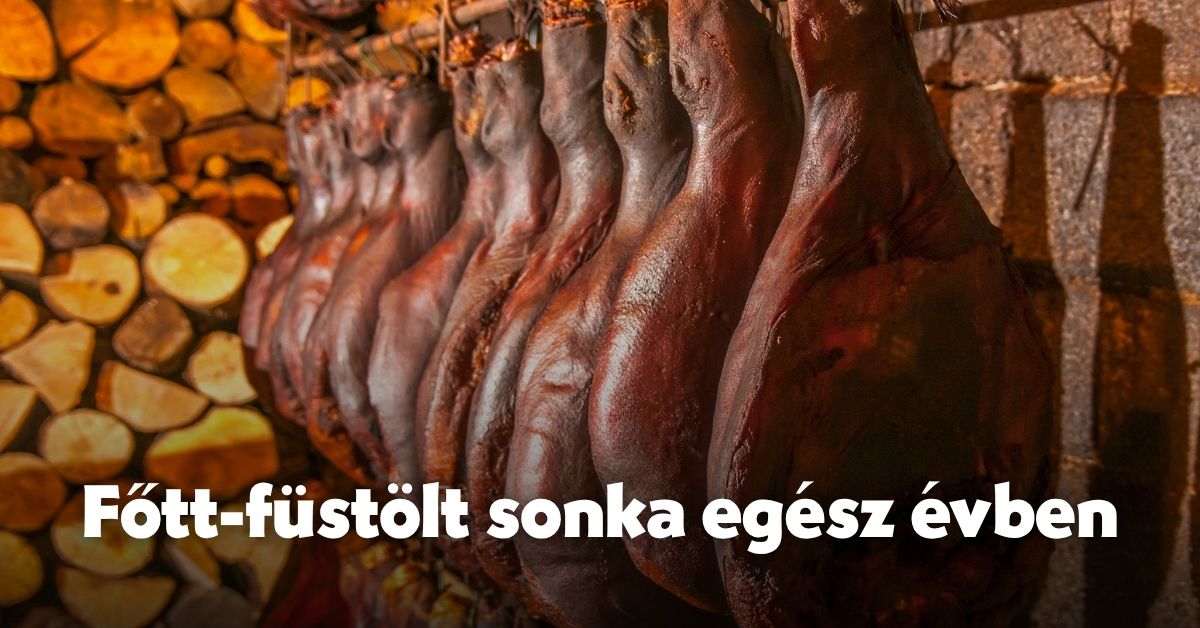 Főtt-füstölt sonka egész évben
